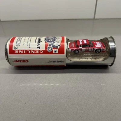 Darrell Waltrip #11 Budweiser Car In A Can# 102005 1/64 Stock Car 1 Of 21000 - Image 1 of 4