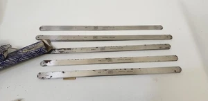 63x Moore & Wright Feeler Gauges Shims 300mm Long See Description For Sizes - Picture 1 of 7