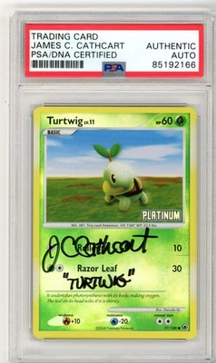 PSA James Carter Cathcart Turtwig - [Platinum] 077/100 Burger King Reverse Holo - Image 1 of 2