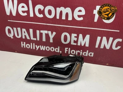 2011-2014 AUDI A8 A8L S8 FRONT LEFT (DRIVER SIDE) COMPLETE HEADLIGHT LAMP LED OE - Image 1 of 4