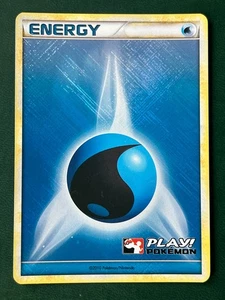Water Energy Play! Pokemon League Rewards Promo Crosshatch Holo 2010 PLAYED - Picture 1 of 1