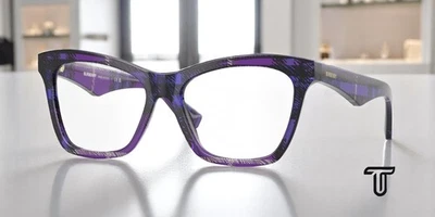 Gafas para mujer Burberry Be2416 4113 a cuadros violeta lentes de demostración 54 mm Foto 1 de 4