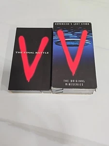 V The Original Miniseries VHS 3 Tapes 1983 to 1995 Television Final Battle Scifi - Picture 1 of 7
