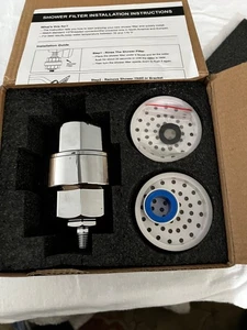 SR Sun Rise 20-Stage Shower Head Filter/ Hard Water 3 Replaceable CA-SFTC20 - Picture 1 of 15