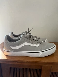 Vans Men’s 10.5 Old Skool Grey Ortholite Deluxe Comfort Shoes Sneakers - Picture 1 of 7