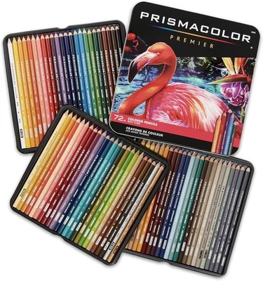 Sanford Prismacolor Premier Colored Pencils – Pack of 72 – Multi-Colour – Artist - Image 1 of 4