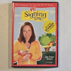 Signing Time - Volume 1 DVD 2007 w INSERT CHILDREN'S SIGN LANGUAGE RARE OOP NR - Picture 1 of 3