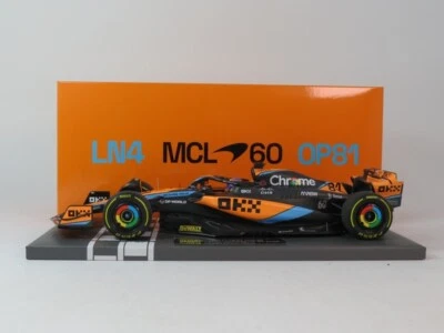 Minichamps F1 Mclaren MCL60 #81 Oscar Piastri Hungarian GP 2023 1/18 537233081 - Immagine 1 di 4