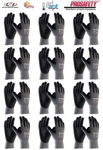 12- 42-874 MaxiFlex Micro Espuma Nitrilo Empuñadura Recubrimiento de Palma GUANTES DE TRABAJO PROTECTORES - Imagen 1 de 3