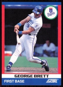 1991 Score 100 Superstars George Brett Kansas City Royals #85