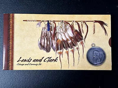 2004 Lewis & Clark US Mint Silver Coinage and Currency Set  - Image 1 of 4