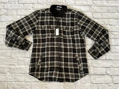 Ezekiel Men’s Casino Button Up Jacket Black Size M - Image 1 of 4