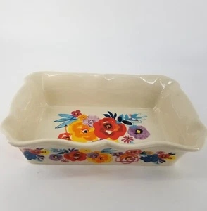Pioneer Woman Flea Market Floral 2.3 Quart 11.5" x 8" Ceramic Casserole Dish - Picture 1 of 8