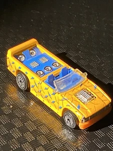 1990 Hotwheels Fluorescent Orange Truck With sub woofers in bed - Picture 1 of 3