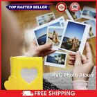 PVC Card Binder DIY Photos Collect Book Waterproof for Home Decoration (Yellow) 