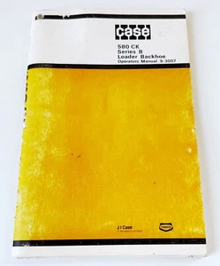 CASE 580CK Series B Loader Backhoe Operators Manual  9-3007 USA 1978 - Picture 1 of 5