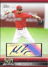 2010 Topps Pro Debut Niko Vasquez    #PDA-NV