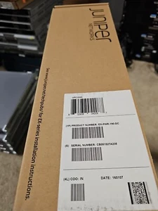 Nowy uszczelniony zasilacz Juniper Networks EX-PWR-190-DC - Zdjęcie 1 z 4