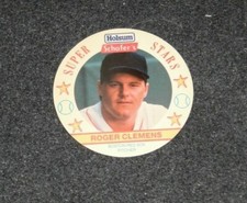 Roger Clemens 1989 Holsum Schafer's Disc Boston Red Sox
