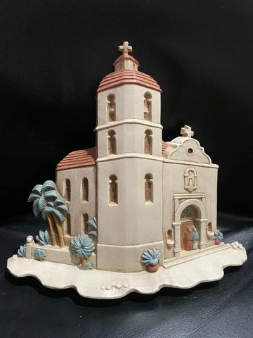 1993 Burwood Products 3291-1B Church Adobe American Native Hacienda Wall Hanging Cover