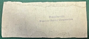 Advertising (Hanson Realty) on $3 River Raisin & Lake Erie Railroad Note of 1836 - Picture 1 of 2