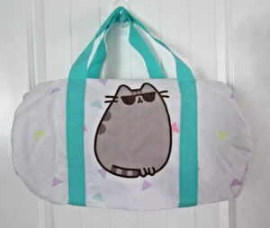 2016 Pusheen Box Exclusive Cat Wearing Sunglasses Duffle Bag 20" long - Picture 1 of 4