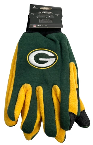 Green Bay Packers NFL Texting Technology Gloves OSFM New FoCo 190163218241 Cover