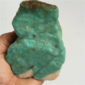 512g Natural Crystal Amazonite Rock Polishing Rough Stone Sample Healing U491 - Picture 1 of 12