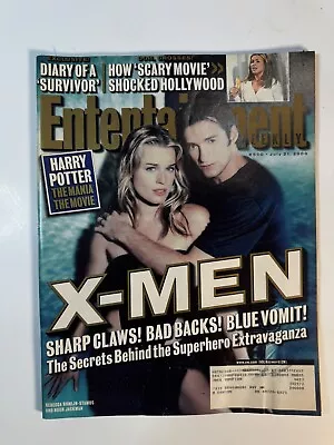 Entertainment Weekly  July 2000 X-Men Hugh Jackman Romijn-Stamos MINT - Image 1 of 2
