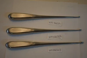 WM3216201, 202, 203 SET OF 3 ORTHOPEDIC CURETTES SIZE 1, 2, 3 - Picture 1 of 1