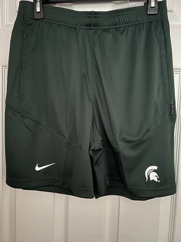 Michigan State Spartans On-Field Athlete Issue Nike Dri-FIT Pocketed Short Men S Cover