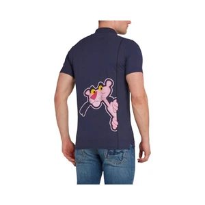 Iceberg Men's Navy Blue Pink Panther Polo I1P0F0366310 BL - BRAND NEW W/ TAG - Picture 1 of 3