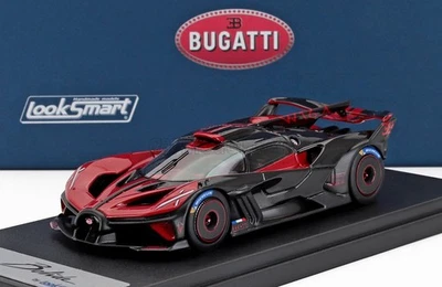 MODELLINO AUTO STATICO LOOKSMART BUGATTI BOLIDE W16.4 ROSSO VETRINA SCALA 1/43 - Immagine 1 di 4