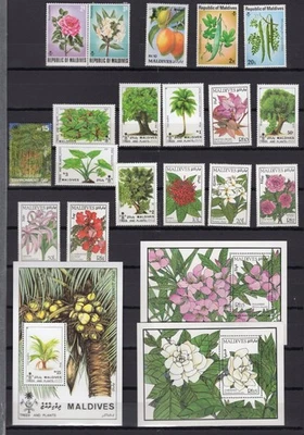 worldwide lot (3 pages)  of flora and fauna stamps all MNH - Image 1 of 3