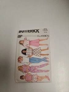 Falda Top Culottes Vintage Butterick Patrón Costura 3779 Niños/Niñas Talla 12-14 - Imagen 1 de 4