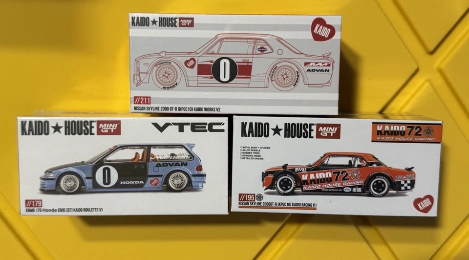 3 KAIDO HOUSE 汽车捆绑包 🎄NEW RELEASES 🎄!! — 第 1/1 张图片