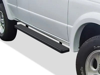 iBoard Running Boards 5" Matte Black Fit 98-11 Ford Ranger/Mazda B Super Cab 2Dr - Image 1 of 4