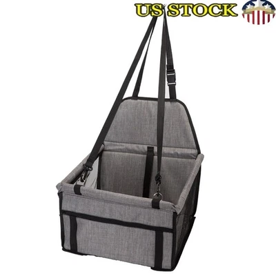 Asiento de viaje plegable para mascotas perro gato portador arnés de seguridad almacenamiento plegable nuevo Foto 1 de 4