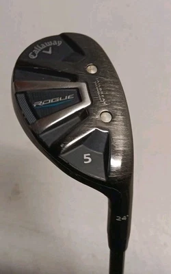 "Callaway Rogue 24 grados 5 híbrido rígido flexible varilla de grafito 40,5""" Foto 1 de 4