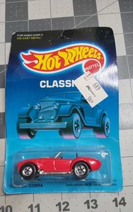 Hot Wheels 1986 Black Walls Classic Cobra CARDATO Malesia - Foto 1 di 4
