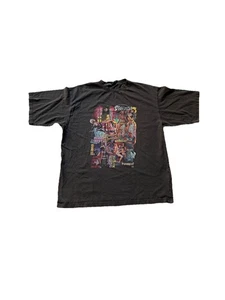 We11 Done Retro Horror Erwachsene Film Collage Grafik T-Shirt Größe Large - Bild 1 von 4