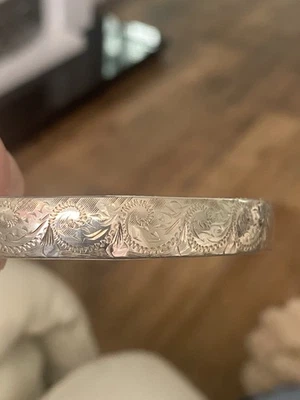 George Jensen Silver Bangle Sterling Hallmarked - Image 1 of 4