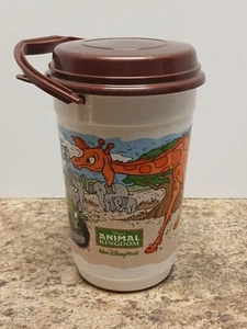 Vintage 92/93 Disney Animal Kingdom with Mickey and Minnie Popcorn Bucket - Picture 1 of 9