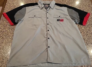 Chemise Harley Davidson 2XL Motos Mécanicien Course Boutonnée Gris - Photo 1/16