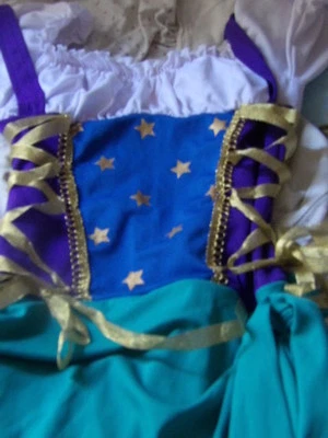 Vestido Disfraz Princesa Gitana Niñas, Jr. Talla L 10-12 Foto 1 de 2