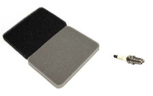 Elemento de filtro de aire Generac OEM 0G84420151 y bujía para 491055T - GP5500 - Imagen 1 de 3