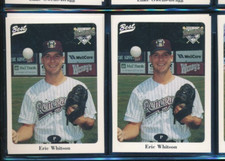 Lot (2) 1996 Best #13 Eric Whitson Hudson Valley Renegades (FN54) SWSW6