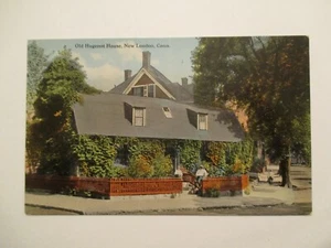 New London Connecticut Old Hugenot Hose CT Postkarte - Bild 1 von 2