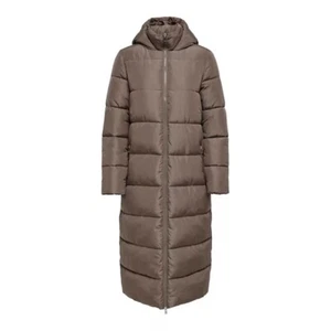 Only Wintermantel Kapuze Steppmantel Jacke Onlanna walnut braun taupe xs neu - Bild 1 von 4