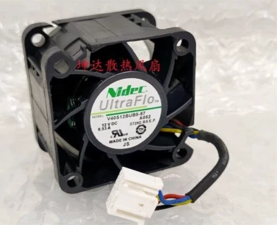 Nidec V40S12BUB5-57A052 12V 0.53A 4028 4cm 4pin Case Fan - Image 1 of 4